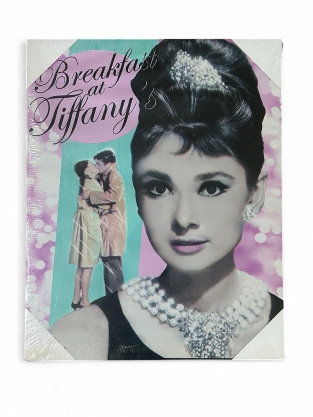 Audrey Hepburn Breakfast at Tiffany’s Canvas Wall Art New & Sealed Silver Buffal